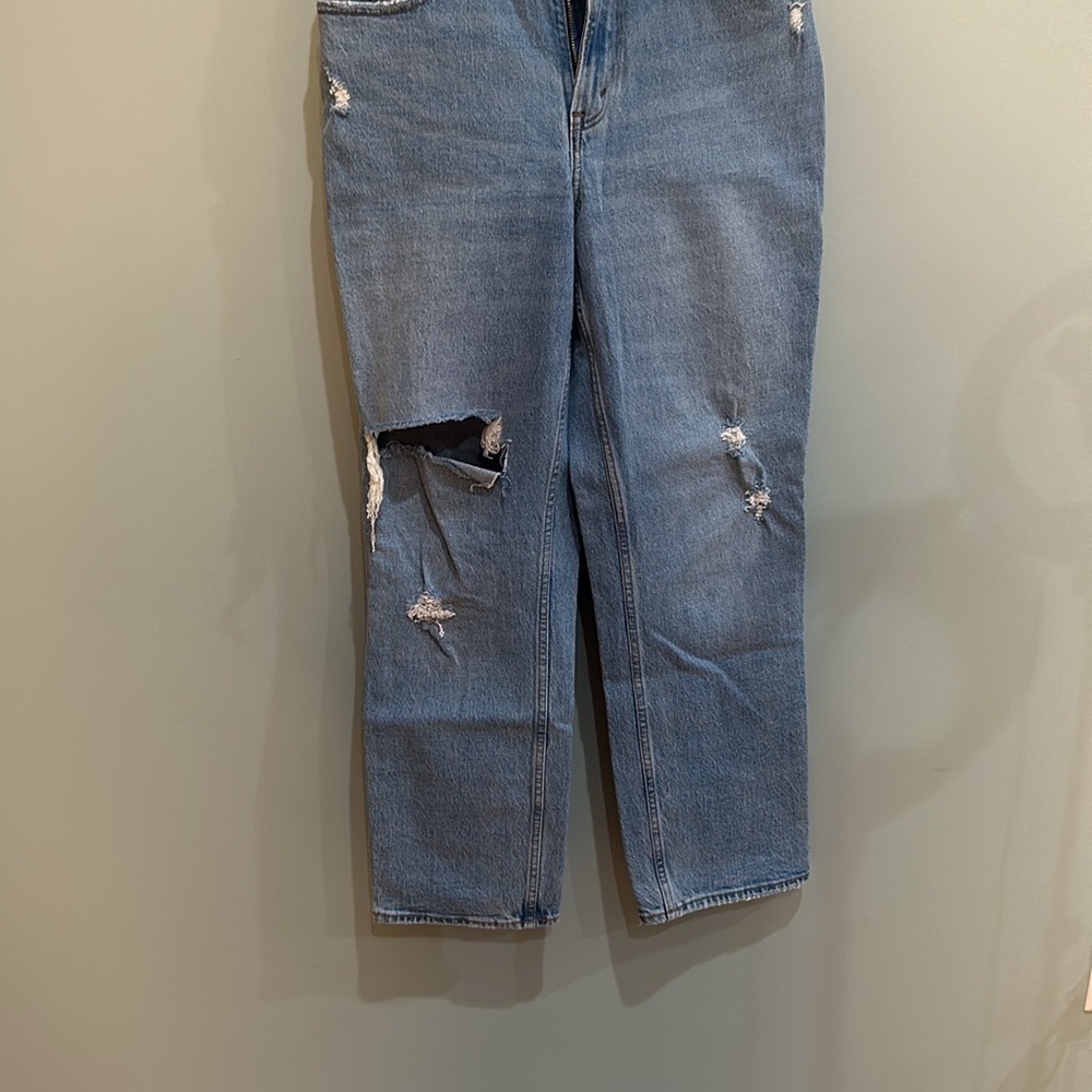 Abercrombie and Fitch the 90s straight leg ultra high in curve love - Picture 4 of 10